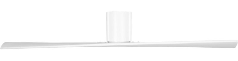 Plank Smart 60 Hugger Ceiling Fan, Matte White