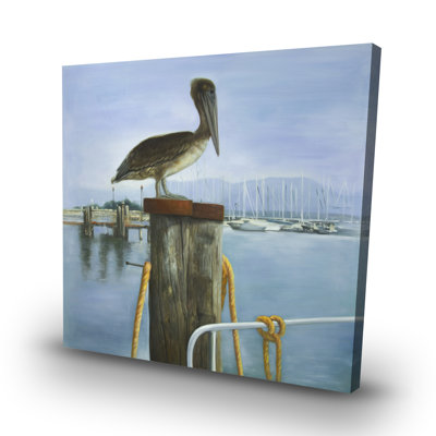 Pelican - 32"x32" art on canvas