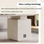Italian Minimalist White Sintered Stone Office Desk-143495681