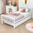 Twin Size Platform Bed Frame with Trundle-1740958626
