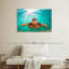 Tortue verte de Maui sur toile-1325578237