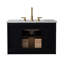Ensemble de meuble-lavabo simple 30 po avec dessus en pierre reconstituée Liljan-1238032366