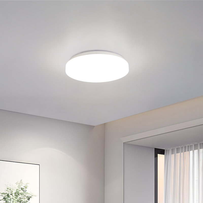 Plafonnier encastré à DEL 10 pouces, paquet de 6 luminaires encastrés à intensité variable, 16 W, 1400LM, blanc froid 4000K, idéal pour la chambre à coucher, la cuisine, le salon, le bureau, et répertorié cETL