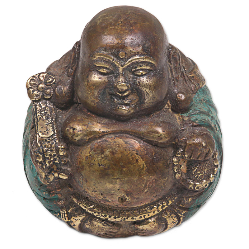 Figurine Bouddha métallique