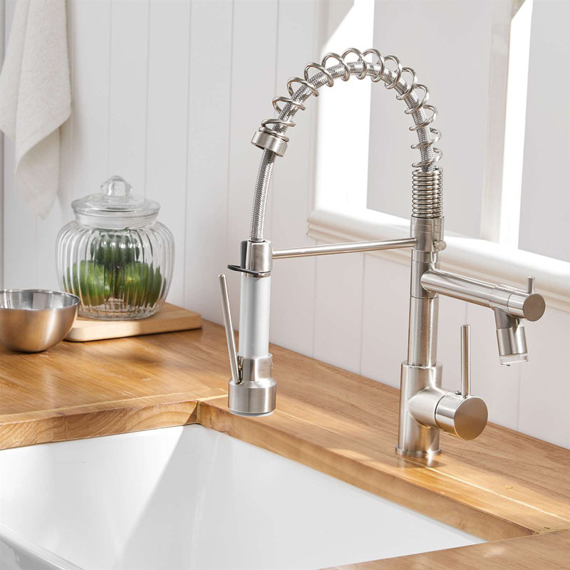 Commercial Style Pull Down Sprayer Kitchen Faucet