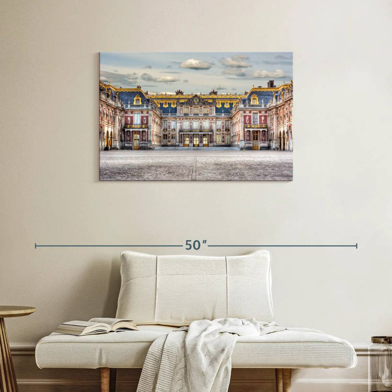 Lilie Palace Of Versailles, 24" H x 36" W