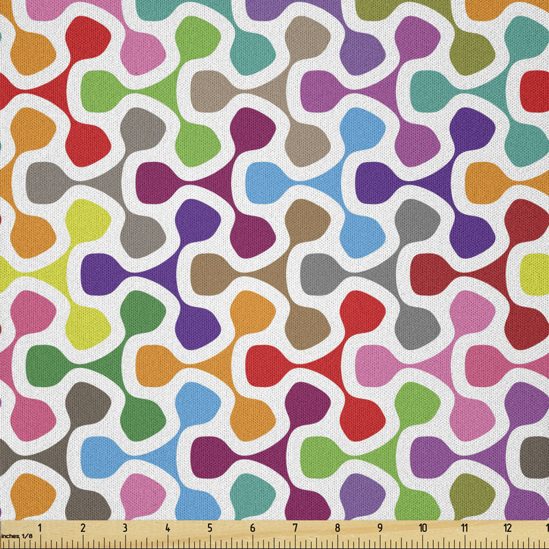 Cyleigh Curves Cheering Creative Ornamental Fabric