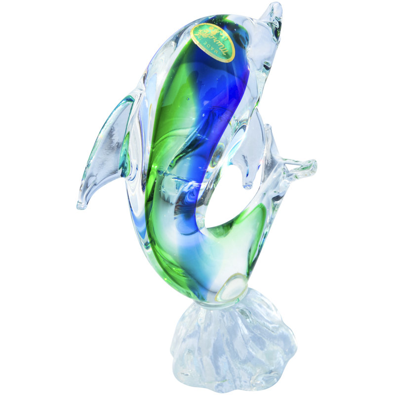 Murano Decorative Figurine Dolphin