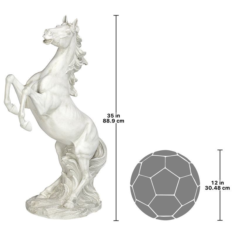Statue de cheval mustang Majestic