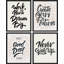 Élégant «Good Day», ensemble de 4 motifs inspirants sur papier-93011969-93011971
