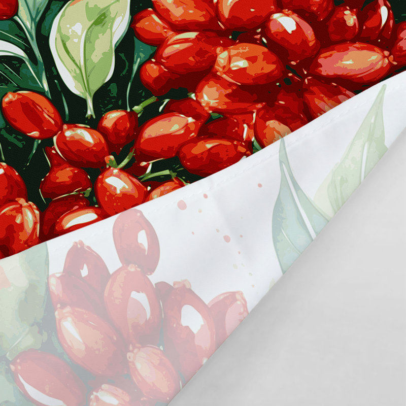 Tapisserie murale «Fruit Goji Berry», 68 po x 80 po