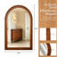Miroir mural en bois avec bordure perlée-1579684272-1579684273