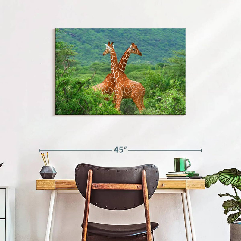 Crowle Giraffe Love, H 24 po x l 36 po