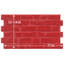 Carrelage mural en briques de porcelaine 12 po x 21 po Manhattan-95102539