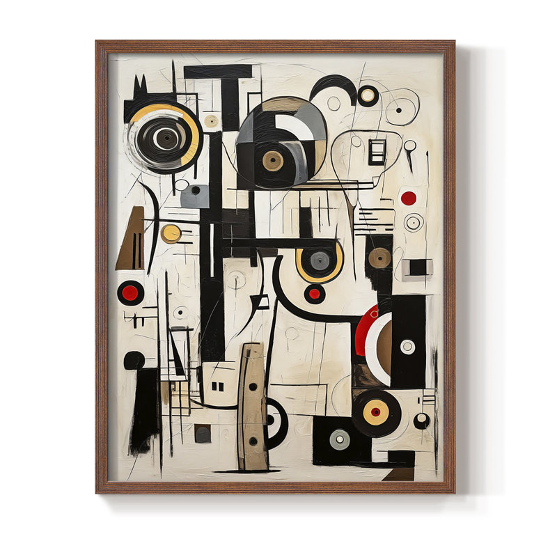 "ABSTRACT Series DII" par J Paul, Blanc / Blanc, H 21 po x l 17 po