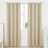 Lythrodontas Faux Linen Total Blackout Curtain Panels-75185247-75185237