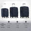 Ensemble de 3 valises extensibles Softside Valise