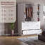 3 Door 6 Drawer Wardrobe Large Freestanding Bedroom Storage With Hanging Rail and Shelves