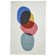 Inaluxe Favela Wool Hand Tufted Cream/Blue Rug