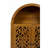 Compact China Cabinets, Walnut Melamine Arched Farmhouse Cabinet