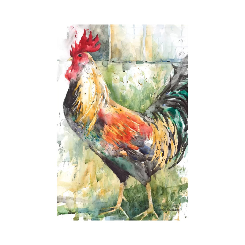 Green And Gold by Annelein Beukenkamp - Wrapped Canvas Painting, 66.04 cm H x 45.72 cm W x 1.91 cm D