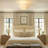 3-Light Boho Fabric Linen Diamond Pendant Light with Acrylic Diffuser