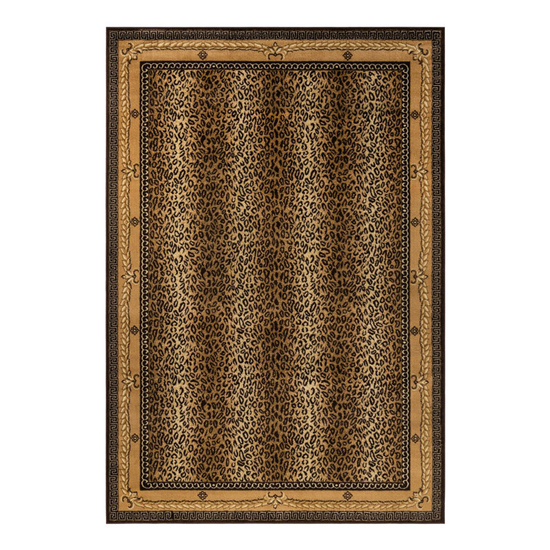 Animal Print Indoor Rug, Rectangle 7'1" x 10'