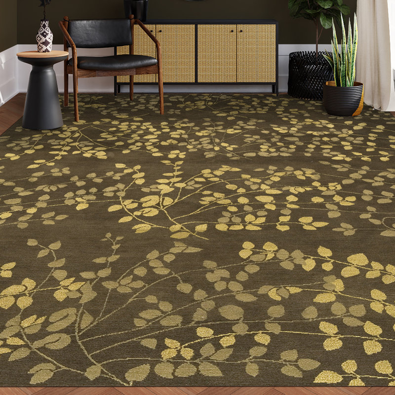 Floral Area Rug, Rectangle 4' x 6'