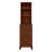 End Table With 3 Drawers, Corner Table With 2 Open Shelves, Tall Side Table For Bedroom And Corner, Walnut-2058002470