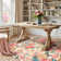 Johy Modern Floral Machine Washable Area Rug with Non-Slip Backing