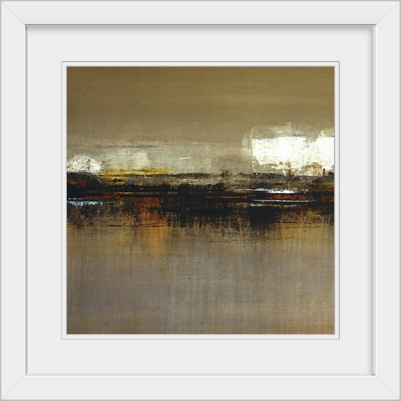 " Rustic View I " by Kari Taylor Print, 24" H x 24" W x 1" D, White Framed