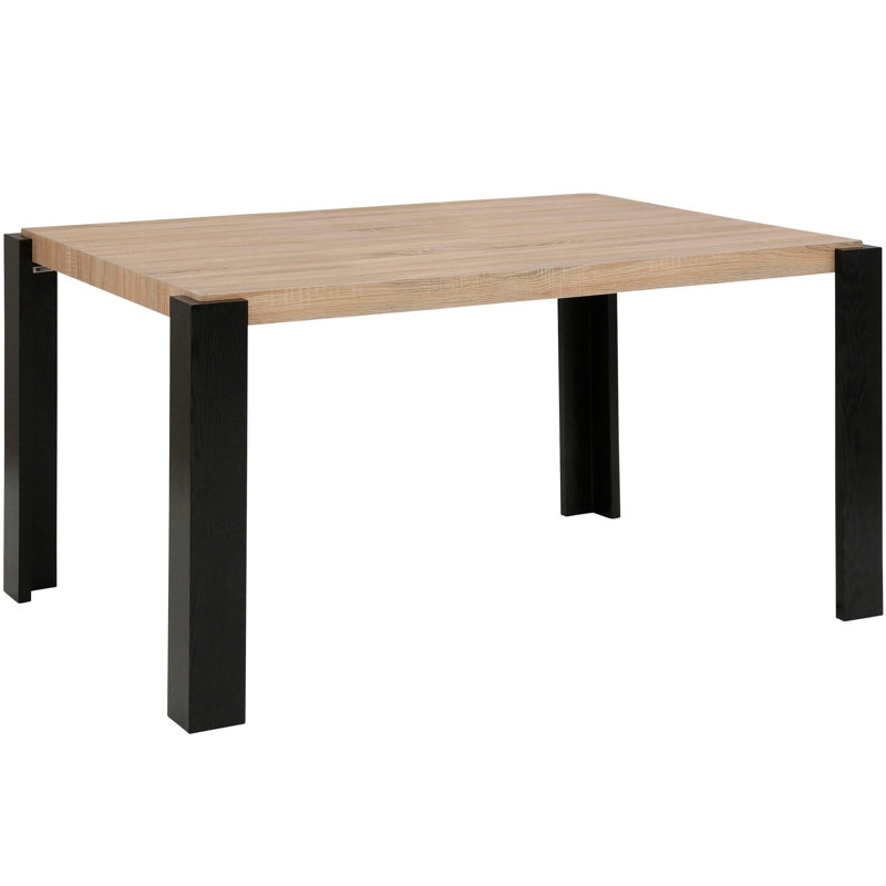 Mcelvain Metal Base Dining Table, 80cm W x 120cm L