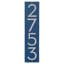 Floating Modern 6" Number Vertical Address Plaque (4 Characters)-271046541-274205748