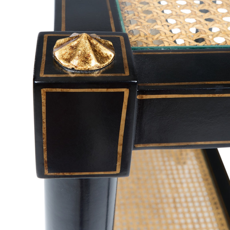 72 in. Glass Console Table