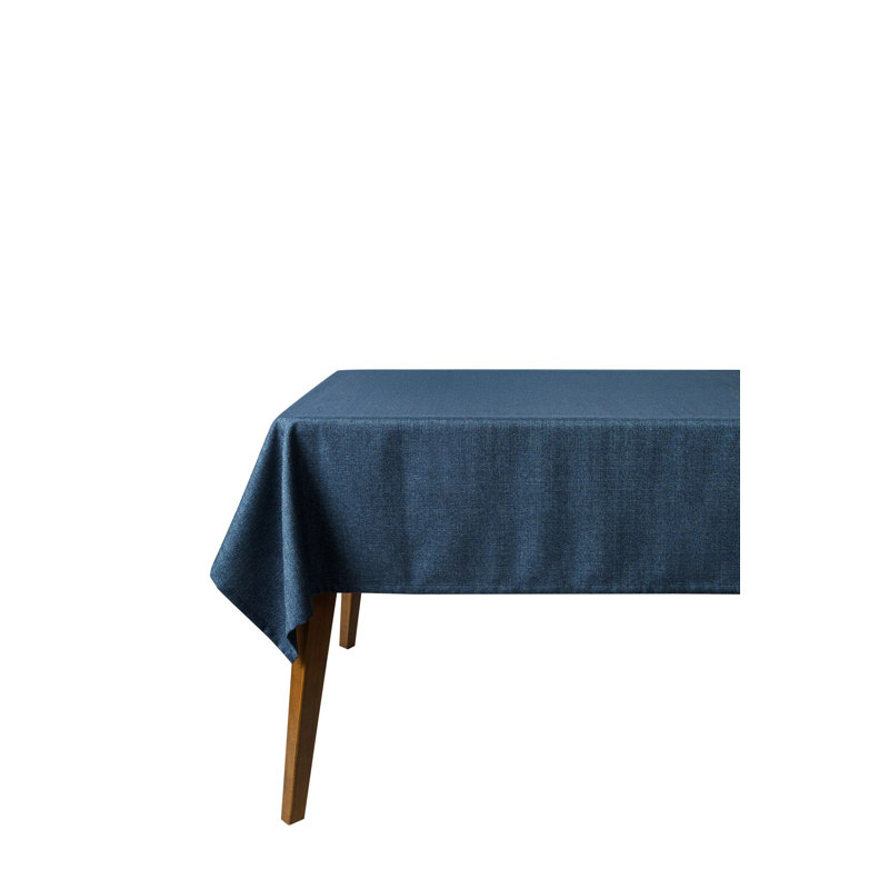 Chon Dark Blue Tablecloth, 59.1 x 118.1 inches | 100% Polyester, Machine Washable at 86°F | No Ironing Needed, Easy Clean | Perfect for Dining Tables, Parties, and Special Occasions, Elegant & Durable Design