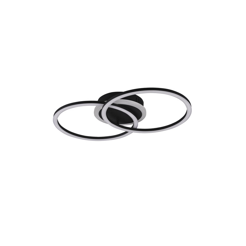 Novi LED Flush Mount, Black