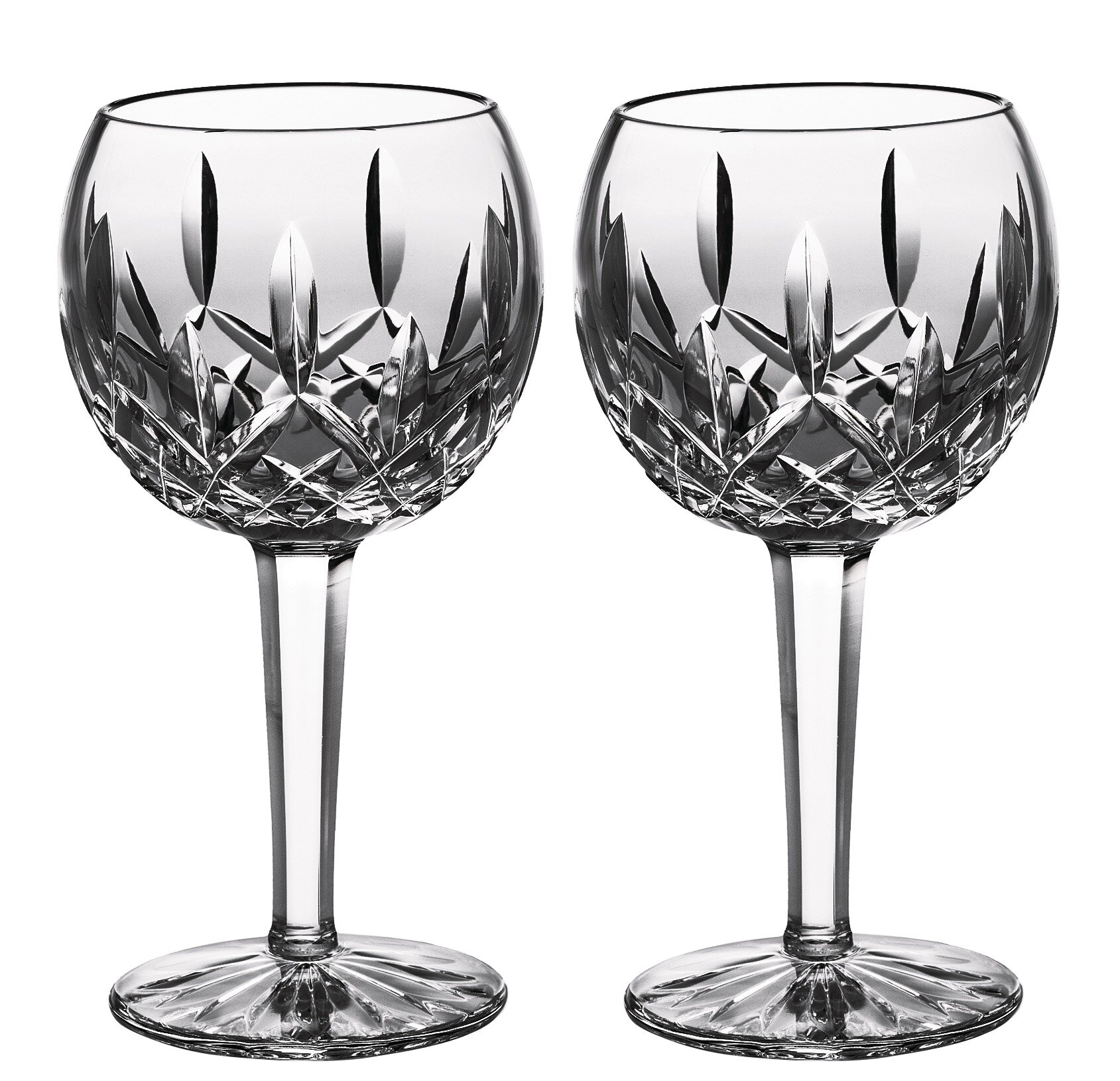 18.25 oz. Diamond Balloon Wine Glasses