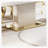 1 Piece Rectangular Dining Table without Chair-2079098177