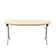 Buariki Half-circle 4 Person 160cm L Modular Training Table