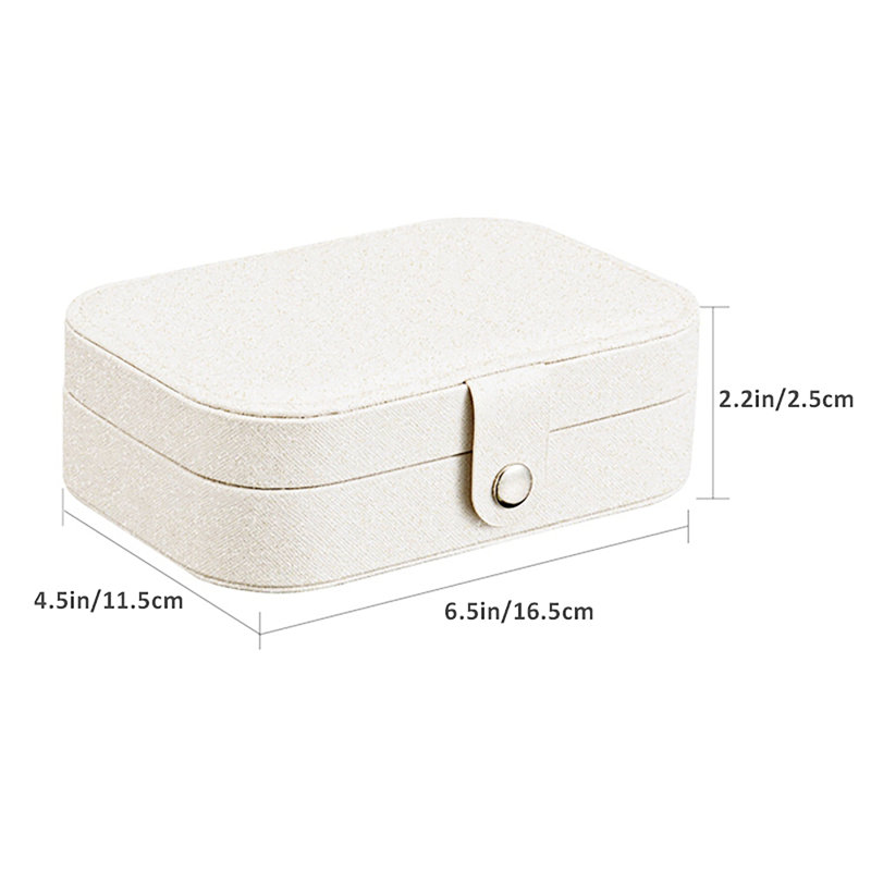Boîte de rangement pour bijoux Somerset, Blanc