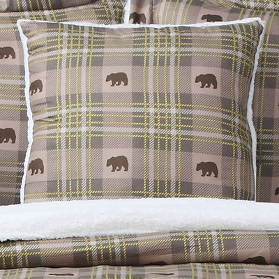 Polyester Plaid Comforter