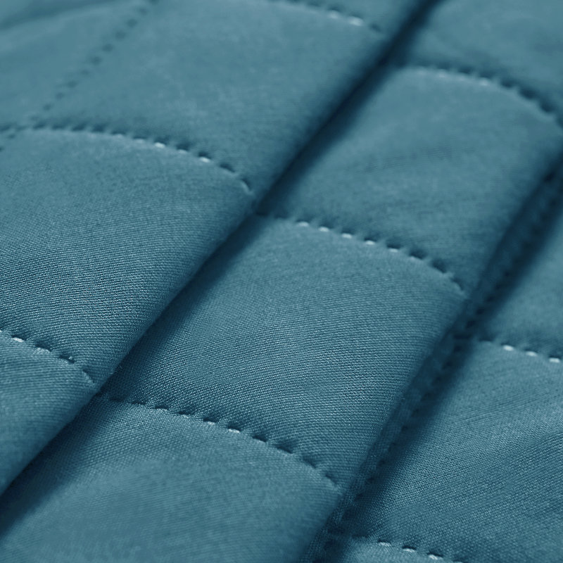 Housse matelassée et réversible pour fauteuil inclinable, Bleu vert, Petit: H 91 po x l 25 po x P 22 po