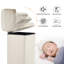 Poubelle pour marches 8 gallons / 30 L, poubelle de cuisine, poubelle en acier inoxydable avec seau intérieur amovible, poubelle de recyclage carrée avec couvercle à fermeture en douceur pour salle à manger, salle de bain, bureau à domicile