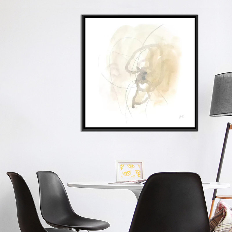 « infinite variable i », reproduction sur toile, H 18 po x l 18 po x P 1,5 po, Toile avec cadre noir, Pas de tapis