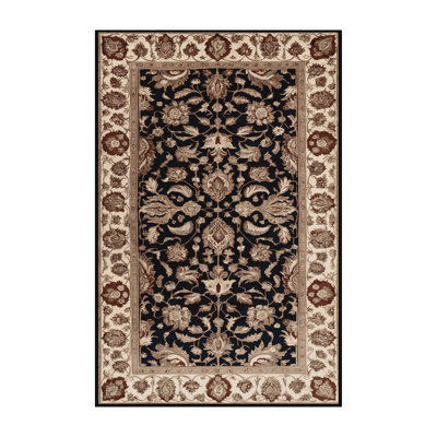 Machine Washable Turkish Brown Area Rug