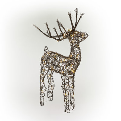 Reindeer Warm White LED Outdoor Holiday Figurine