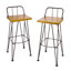 Tabouret de bar en bois et métal