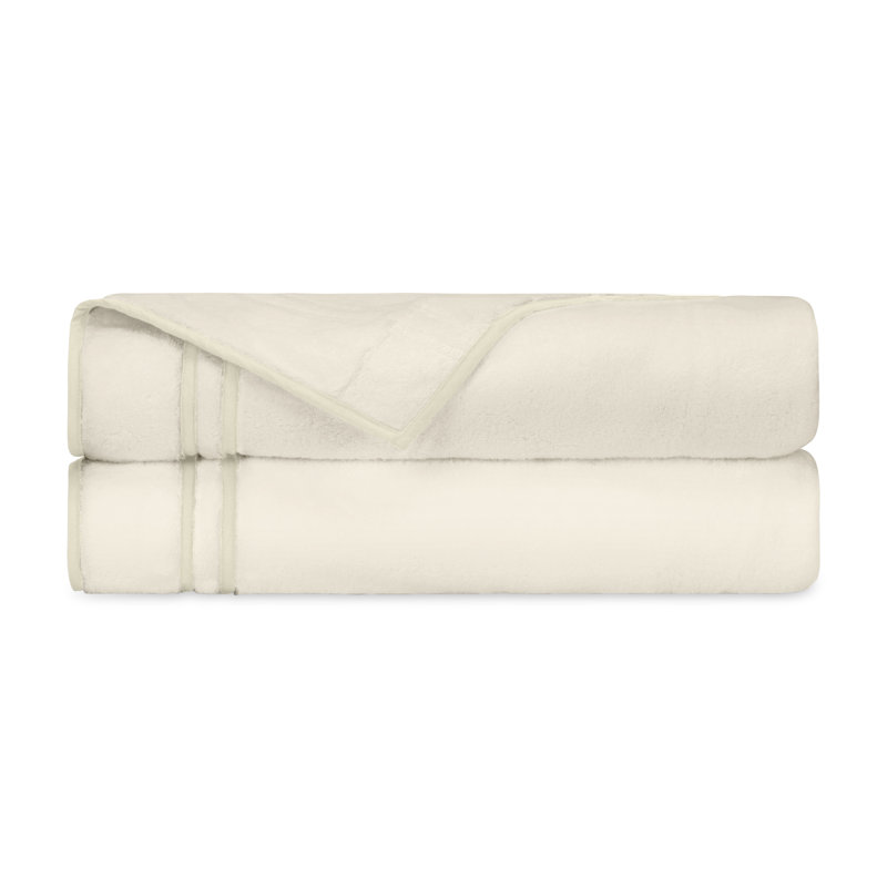 Ribbons 2-pc Bath Towel Set, Ivory
