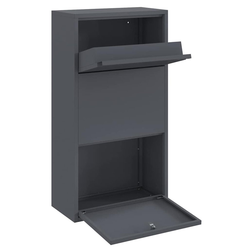 Steel Drop Box, Black