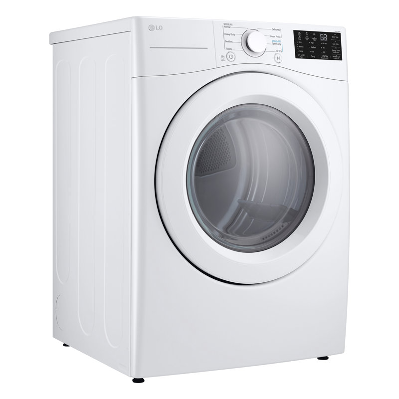 7.4 cu. ft. Vented Stackable Electric Dryer with Sensor Dry Technology, White